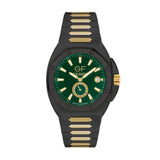 GF Ferre Men's Green Dial Gunmetal Stainless Steel Watch GFSBG170053G