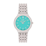 GF Ferre Men's Tiffany Dial Stainless Steel Watch GFSSTF170087G