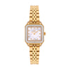 GF Ferre Women's Mother of Pearl Dial Gold Plated Zircon Watch GFGP170083LZ