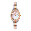GF Ferre Women's Mother of Pearl Dial Two-Tone Rose Gold Zircon Watch GFTR8063LZ