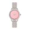 GF Ferre Women's Pink Dial Stainless Steel Zircon Watch GFSS5027LZ