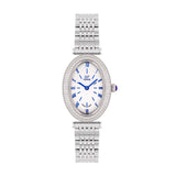 GF Ferre Women's Silver Dial Stainless Steel Zircon Watch GFSS8090LZ