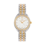 GF Ferre Women's Silver Dial Two-Tone Zircon Watch GFTG5016LZ