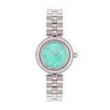 GF Ferre Women's Tiffany Dial Stainless Steel Zircon Watch GFSSTF170046LZ