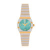GF Ferre Women's Tiffany Dial Two-Tone Zircon Watch GFTGTF170036LZ