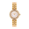 GF Ferre Women's White Dial Gold Plated Zircon Watch GFGP170046LZ
