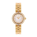 GF Ferre Women's White Dial Gold Plated Zircon Watch GFGP170046LZ
