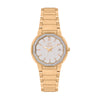 GF Ferre Women's White Dial Gold Plated Zircon Watch GFGP8065LZ