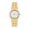 GF Ferre Women's White Dial Gold Plated Zircon Watch GFGP8067LZ