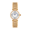GF Ferre Women's White Dial Gold Plated Zircon Watch GFGP958LZ