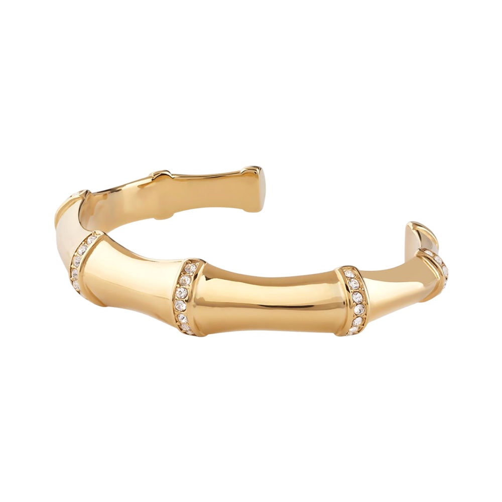 Guess Gold Tone Bangle With Crystals JUBB05161JWYGS - image 2