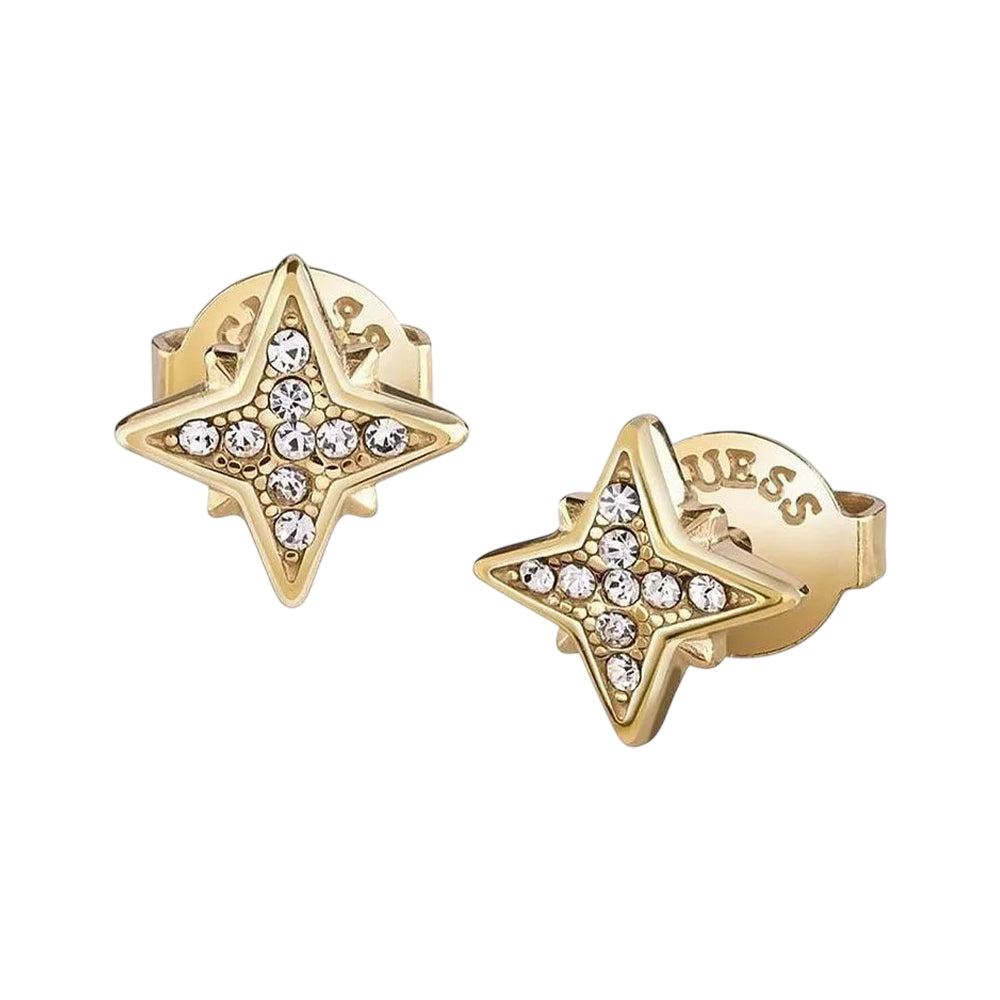 Guess In The Sky Gold Star Stud Earrings JUBE03331JWYGT/U - image 2