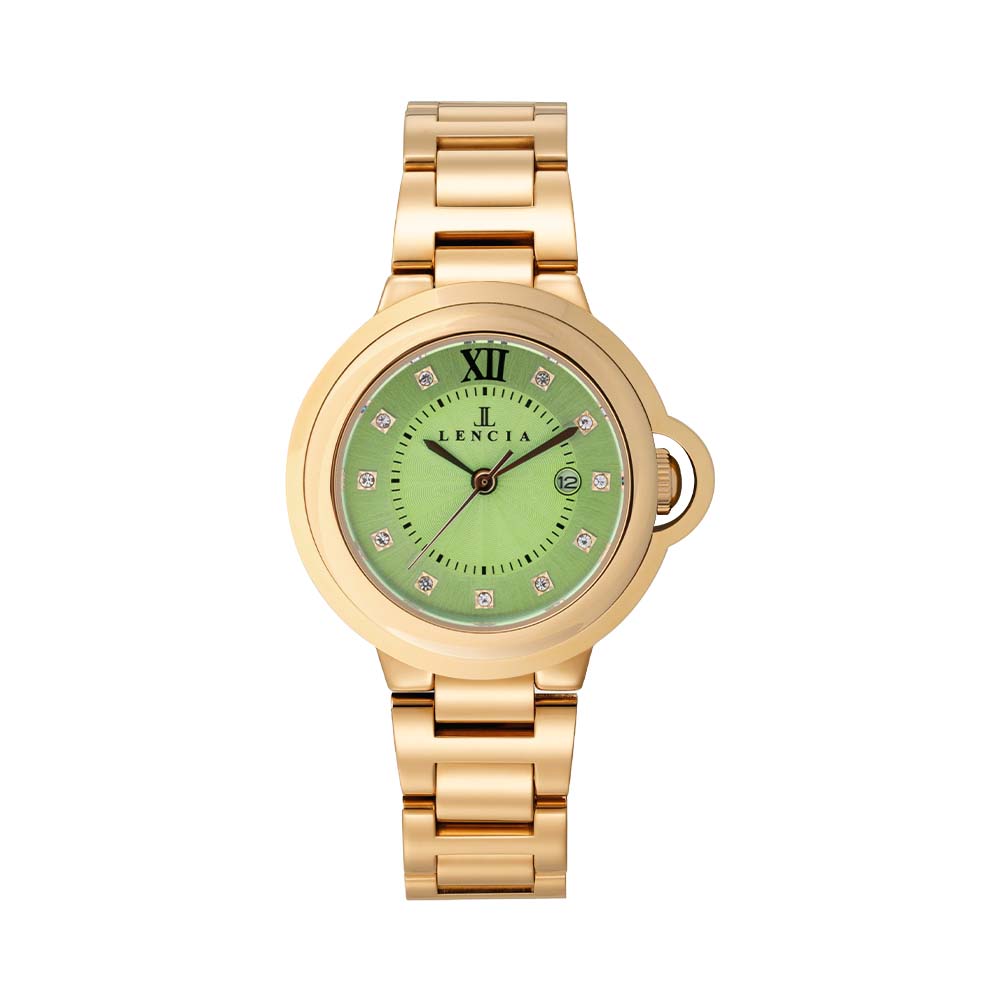 Lencia Women's Stainless Steel Analog Watch LC7174P - image 2