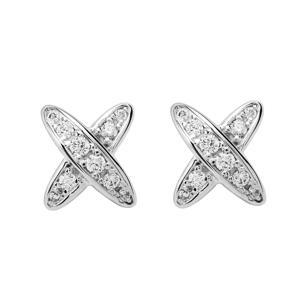 Juvenis Cross Earrings JLJ-AS21E1008S-SS-ER