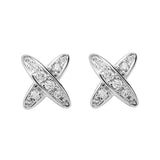 Juvenis Cross Earrings JLJ-AS21E1008S-SS-ER