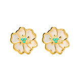 Juvenis Flower Earrings JLJ-CG21E0408S-BLU-SS-ER - image 15
