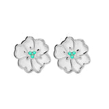 Juvenis Flower Earrings JLJ-CG21E0408S-BLU-SS-ER - image 5