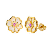 Juvenis Flower Earrings JLJ-CG21E0408S-BLU-SS-ER - image 18