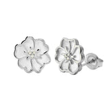 Juvenis Flower Earrings JLJ-CG21E0408S-BLU-SS-ER - image 4