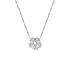 Juvenis Flower Shaped Necklace JLJ-AS21N0930S-SS-NL