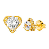 Juvenis Heart-Shapped Earrings JLJ-AS21E1007S-SS-ER - image 5