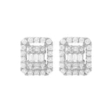 Juvenis Rectangle Earrings JLJ-CG21E0944S-SS-ER