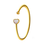 Lencia Heart Pearl Bracelet LLJ-BGC242 - image 3