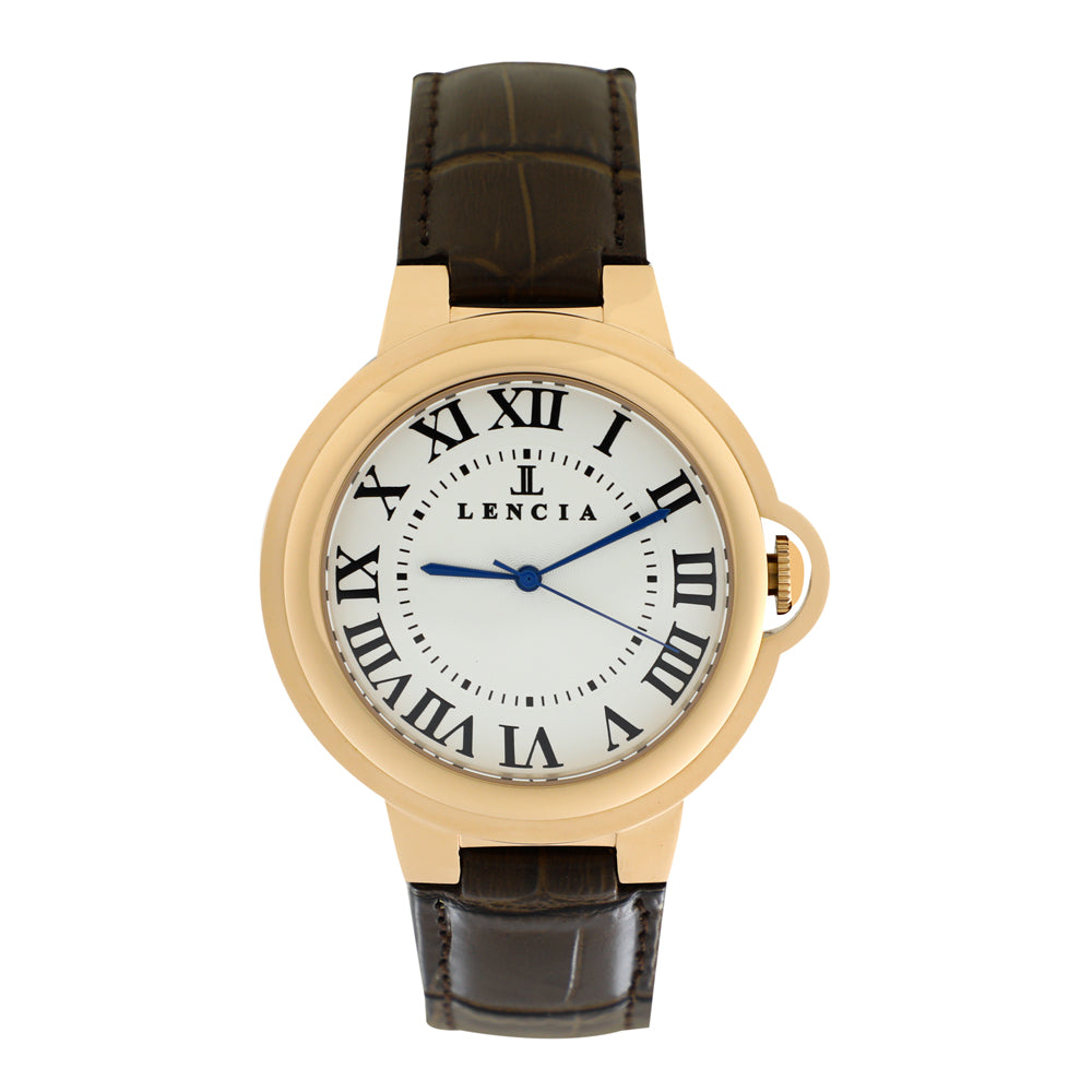 Lencia Leather Men Analog Watch-LC7374B - image 2