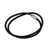 Lencia Men Black Bracelet-LMB-190902B