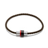 Lencia Men's Gilded Brown Bracelet LMB-JMYLB118.MYI-(SRB)BR