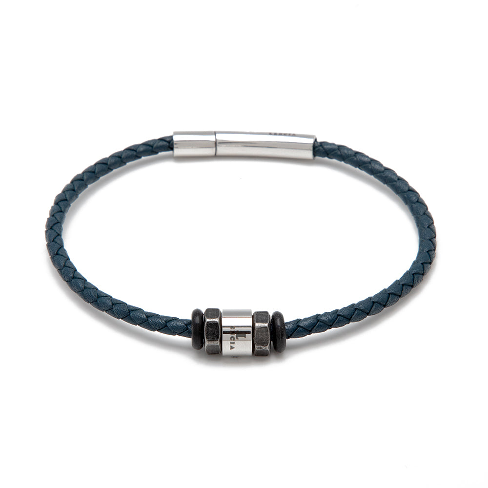 Lencia Men's Oceanic Blue Bracelet LMB-190901-