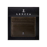 Lencia RFID Protected Floater DD Pattern Leather Card Holder LMWC-16668FDD - image 14
