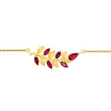 Lencia Women's Leaf Bracelet LLJ-JSC1682 - image 4