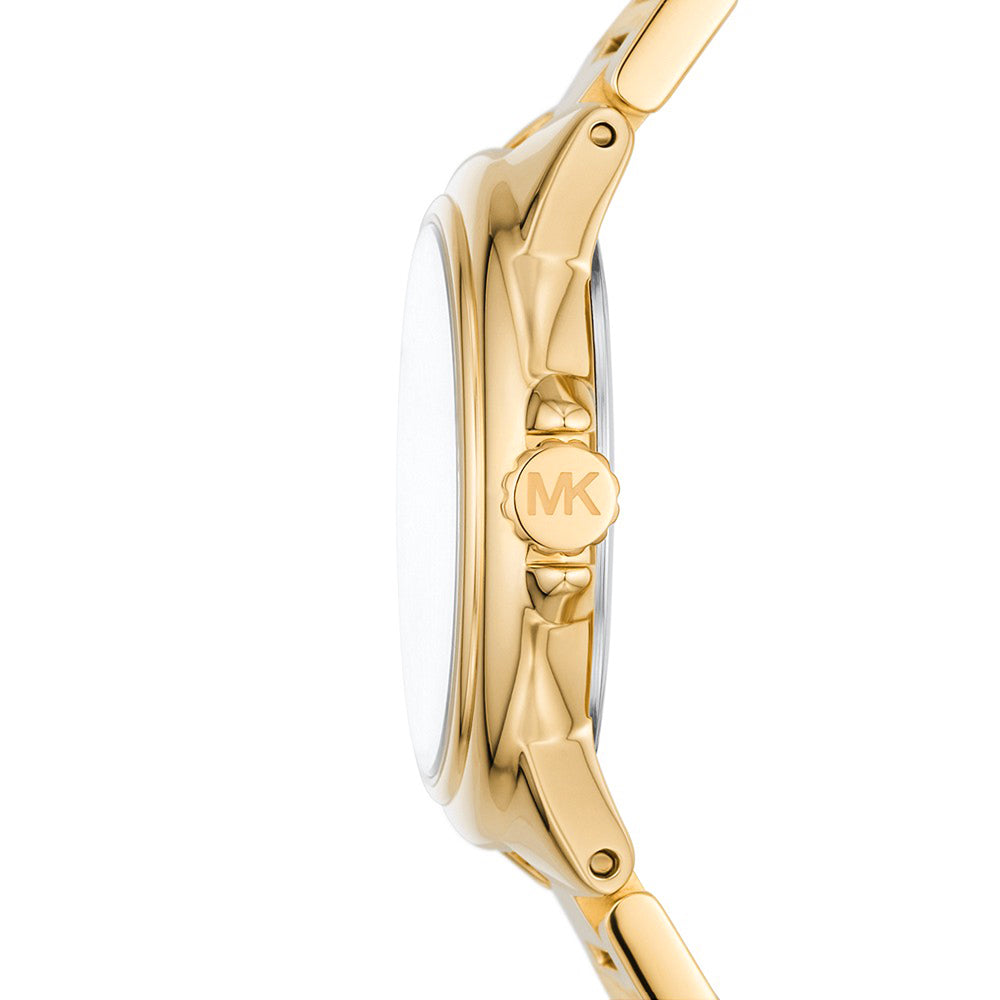 Michael Kors Camille Three-Hand Gold-Tone Stainless Steel Watch - image 2