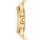 Michael Kors Lennox Three-Hand Gold-Tone Stainless Steel Watch - image 2