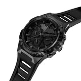 Police Batman Crusader Set Black Chronograph Silicone Mens Watch PEWGQ0089901 SET - Image 2