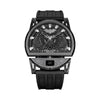 Police Batman Dark Side Men's Black Silicone Analog Watch PEWGN0075401