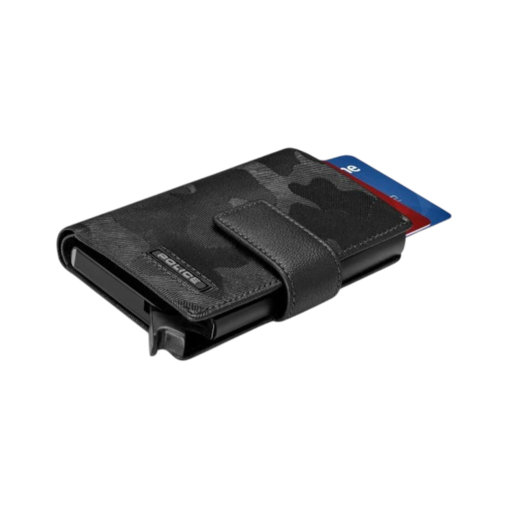 Police Black Vegan Leather Wallet PELGD2206911 - image 2