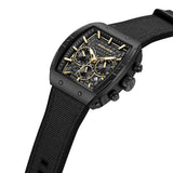 Police Coswig Black Dial Gold Indexes Silicone Strap Mens Watch PEWGQ0093402 - image 2