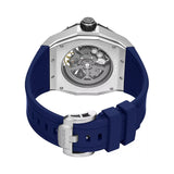 Police Dayton Skeleton Automatic Blue Silicone Strap Mens Watch PEWGR0082304 - image 3
