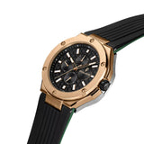 Police Dual Reversible Green and Black Silicone Men Watch - PEWGQ0081902 - image 5