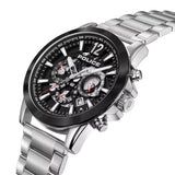 Police Vertigo Skeleton Chronograph Silver Bracelet Mens Watch PEWJK2194940 - image 2