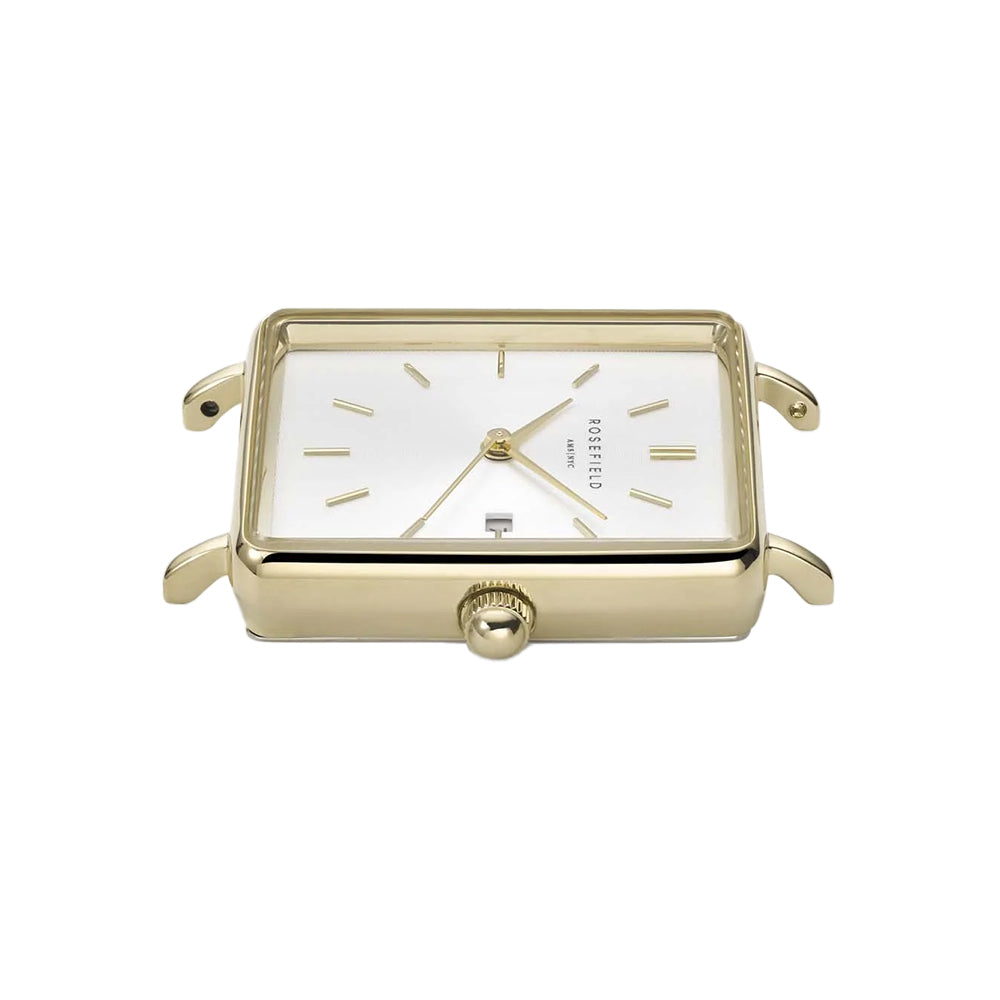 Rosefield Boxy Gold Mesh Women Watch QWSG-Q03 - image 2