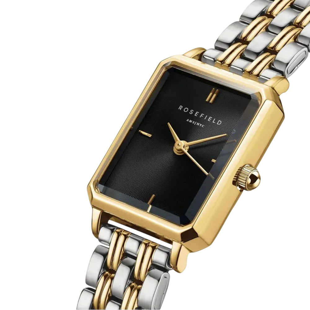 Rosefield Octagon XS Black Duotone Watch OBDSG-O88 - image 2