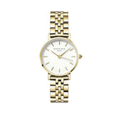 Rosefield Small Edit Women's White Dial Gold Watch 26WGSG-X278